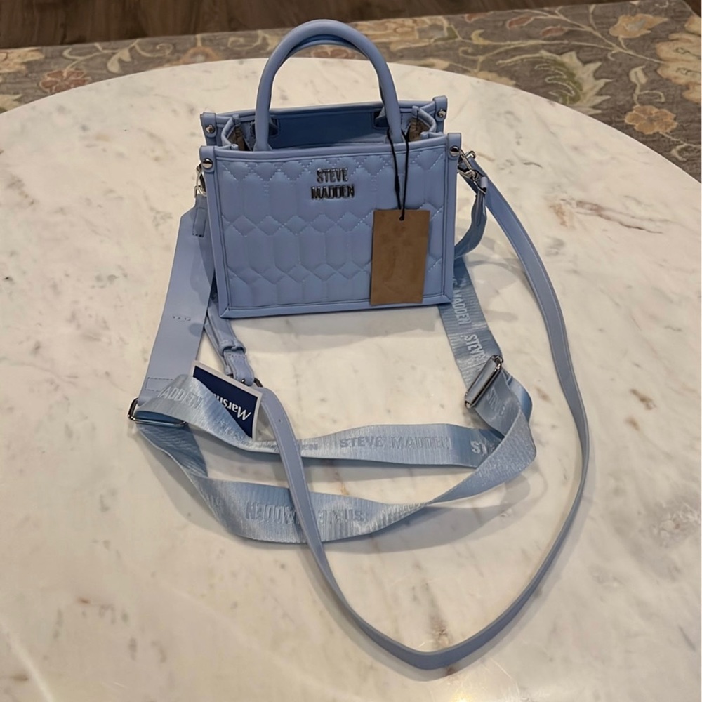 🚨‼️SOLD🚨‼️ NWT Steve Madden BNIKO Crossbody Purse - TikTok Light Blue